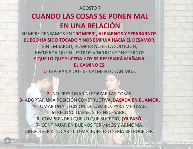 Cuando las cosas se ponen mal en una relación